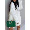 imageSHEWIN Womens Oversized Casual Pullover Long Sleeve Split Hem Drawstring Hoodies Dress With Kangaroo PocketA White