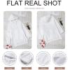 imageSHEWIN Womens Oversized Casual Pullover Long Sleeve Split Hem Drawstring Hoodies Dress With Kangaroo PocketA White