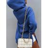imageSHEWIN Womens Oversized Casual Pullover Long Sleeve Split Hem Drawstring Hoodies Dress With Kangaroo PocketC Deep Blue