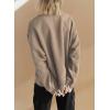imageSHEWIN Womens Oversized Sweatshirt Fall Fashion 2024 Long Sleeve Tops Casual Crewneck Sweatshirts with PocketsParchment