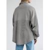 imageSHEWIN Womens Sweatshirt Casual Waffle Knit Half Zip Pullover Loose Long Sleeve Tops Fall Outfit Clothes 2024Light Grey