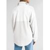imageSHEWIN Womens Sweatshirt Casual Waffle Knit Half Zip Pullover Loose Long Sleeve Tops Fall Outfit Clothes 2024White