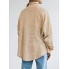 imageSHEWIN Womens Sweatshirts Casual Waffle Knit Half Zip Pullover Long Sleeve Tops Quarter Zip Fall Outfits Oversized Sweatshirt for WomenUS 20222XLKhaki XXLarge