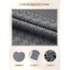 imageSHEWIN Sweaters for Women Casual Crew Neck Long Sleeve Crochet Pullover Tops SweaterGray