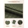 imageSHEWIN Sweaters for Women Casual Crew Neck Long Sleeve Crochet Pullover Tops SweaterMoss Green