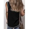 imageSHEWIN Tank Tops for Women 2025 Causal Sleeveless V Neck T Shirts Womens Summer TopsA1black