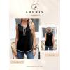 imageSHEWIN Tank Tops for Women 2025 Causal Sleeveless V Neck T Shirts Womens Summer TopsA1black