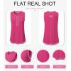 imageSHEWIN Tank Tops for Women 2025 Causal Sleeveless V Neck T Shirts Womens Summer TopsA1bright Pink