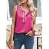 imageSHEWIN Tank Tops for Women 2025 Causal Sleeveless V Neck T Shirts Womens Summer TopsA1bright Pink