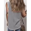 imageSHEWIN Tank Tops for Women 2025 Causal Sleeveless V Neck T Shirts Womens Summer TopsA1grey