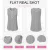 imageSHEWIN Tank Tops for Women 2025 Causal Sleeveless V Neck T Shirts Womens Summer TopsA1grey