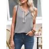 imageSHEWIN Tank Tops for Women 2025 Causal Sleeveless V Neck T Shirts Womens Summer TopsA1grey
