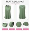 imageSHEWIN Tank Tops for Women 2025 Causal Sleeveless V Neck T Shirts Womens Summer TopsA1mist Green