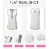 imageSHEWIN Tank Tops for Women 2025 Causal Sleeveless V Neck T Shirts Womens Summer TopsA1white