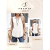 imageSHEWIN Tank Tops for Women 2025 Causal Sleeveless V Neck T Shirts Womens Summer TopsA1white