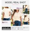 imageSHEWIN Womens Summer Tops Crewneck Short Sleeve T Shirts Casual Textured Work Shirt Loose BlousesApricot