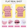 imageBiucly Womens Short Sleeve Crewneck Shirts Loose Casual Tee TShirtA Pink