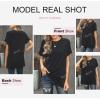 imageBiucly Womens Short Sleeve Crewneck Shirts Loose Casual Tee TShirtB Black