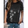 imageBiucly Womens Short Sleeve Crewneck Shirts Loose Casual Tee TShirtC Black