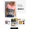 imageBiucly Womens Short Sleeve Crewneck Shirts Loose Casual Tee TShirtI Grey