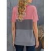 imageBiucly Womens Short Sleeve Crewneck Shirts Loose Casual Tee TShirtI Grey