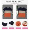 imageBiucly Womens Short Sleeve Crewneck Shirts Loose Casual Tee TShirtI Orange