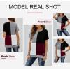 imageBiucly Womens Short Sleeve Crewneck Shirts Loose Casual Tee TShirtJ Red