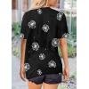 imageBiucly Womens Short Sleeve Crewneck Shirts Loose Casual Tee TShirtT Black