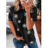 imageBiucly Womens Short Sleeve Crewneck Shirts Loose Casual Tee TShirtT Black