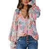 C Z Flower Pink Blue