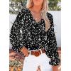 imageSHEWIN Womens Casual Boho Floral Print V Neck Long Sleeve Loose Blouses Shirts Tops2 Alicia Floral Black
