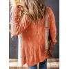 imageSHEWIN Women Open Front Side Slit 2024 Long Sleeve Oversized Cardigan Sweaters Knit Coats with PockrtsRed