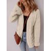 imageSHEWIN Womens Open Front Lightweight Cardigan Casual Long Sleeve Knit Loose Sweaters OutwearBeige