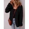 imageSHEWIN Womens Open Front Lightweight Cardigan Casual Long Sleeve Knit Loose Sweaters OutwearBlack