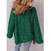 imageSHEWIN Womens Open Front Lightweight Cardigan Casual Long Sleeve Knit Loose Sweaters OutwearBlackish Green