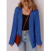 imageSHEWIN Womens Open Front Lightweight Cardigan Casual Long Sleeve Knit Loose Sweaters OutwearDark Blue