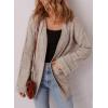 imageSHEWIN Womens Open Front Lightweight Cardigan Casual Long Sleeve Knit Loose Sweaters OutwearKhaki