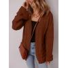 imageSHEWIN Womens Open Front Lightweight Cardigan Casual Long Sleeve Knit Loose Sweaters OutwearReddish Brown