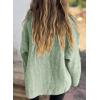 imageSHEWIN Womens Open Front Sweater Cardigan Casual Long Sleeve Knit Lightweight Outwear CoatLaurel Green