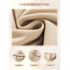 imageSHEWIN Jackets for Women Casual Long Sleeve Drawstring Fuzzy Sherpa Hooded Zip Up Jacket Coats With PocketsApricot