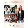 imageSHEWIN Jackets for Women Casual Long Sleeve Drawstring Fuzzy Sherpa Hooded Zip Up Jacket Coats With PocketsBlack