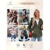 imageSHEWIN Jackets for Women Casual Long Sleeve Drawstring Fuzzy Sherpa Hooded Zip Up Jacket Coats With PocketsGreen
