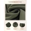 imageSHEWIN Jackets for Women Casual Long Sleeve Drawstring Fuzzy Sherpa Hooded Zip Up Jacket Coats With PocketsGreen