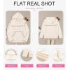 imageSHEWIN Hoodies For Women Causal Oversized Sweatshirt Loose Long Sleeve Tops Fall Fashion 2024Apricot