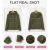 imageSHEWIN Hoodies For Women Causal Oversized Sweatshirt Loose Long Sleeve Tops Fall Fashion 2024Moss Green