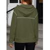 imageSHEWIN Hoodies For Women Causal Oversized Sweatshirt Loose Long Sleeve Tops Fall Fashion 2024Moss Green
