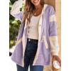 imageSHEWIN Oversized Sweatshirt For Women Casual Long Sleeve Button Down Hoodies Womens Fall Fashion 2024Orchid Petal
