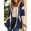 imageSHEWIN Oversized Sweatshirt For Women Casual Long Sleeve Button Down Hoodies Womens Fall Fashion 2024Sail Blue