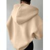 imageSHEWIN Women Casual Oversized Long Sleeve Fleece Sweatshirt Hoodies with Pockets SXXLApricot