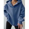 imageSHEWIN Women Casual Oversized Long Sleeve Fleece Sweatshirt Hoodies with Pockets SXXLBlue